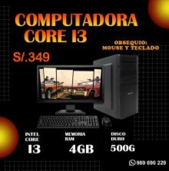 venta de computadoras core i3